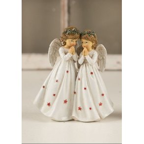 Engle sstre m/rde stjerner p kjolen fra La Vida